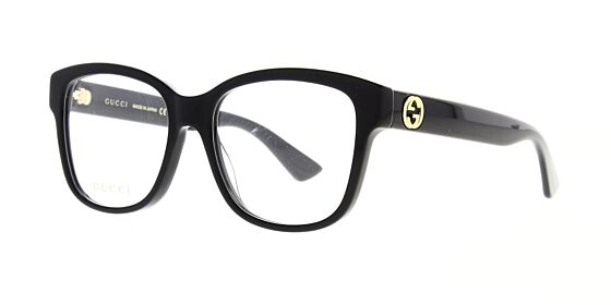 Gucci Glasses GG0038ON 001 54 - The Optic Shop