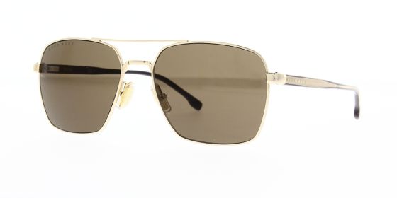 hugo boss gold frame sunglasses