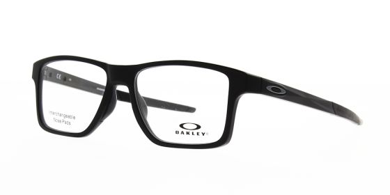 Oakley Glasses Chamfer Squared Satin Black OX8143-0154 - The Optic Shop