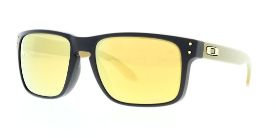 Oakley Holbrook Mix Prizm Polarised Sunglasses - Steel Frame/Prizm Sapphire  Polarized Lens | Uttings.co.uk