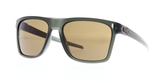 Oakley Sunglasses Leffingwell Matte Olive Ink Prizm Bronze OO9100 1157 The Optic Shop