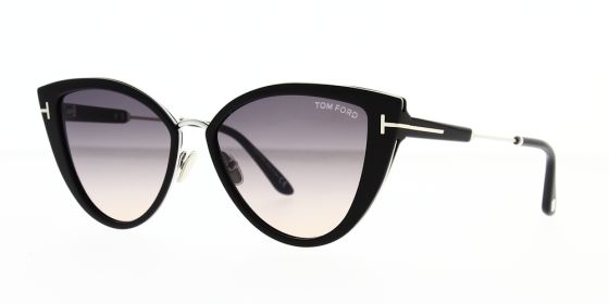 Tom Ford Anjelica-02 Sunglasses TF868 01B 57 - The Optic Shop