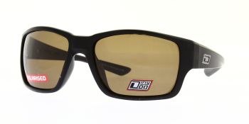 Dirty Dog Sunglasses Sizzle Black Brown Polarised 53721