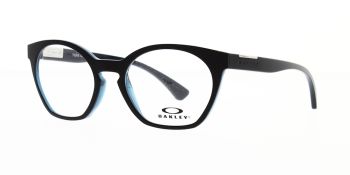 Oakley Prescription Glasses Tone Down Matte Black Polished Aurora Blue  OX8168-0450