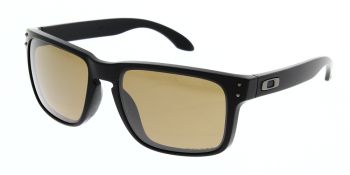 Oakley Sunglasses Holbrook Matte Black Prizm Tungsten Polarised OO9102-D755