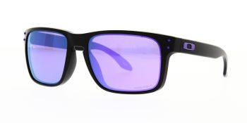 Oakley Sunglasses Holbrook Matte Black Prizm Violet OO9102-K655