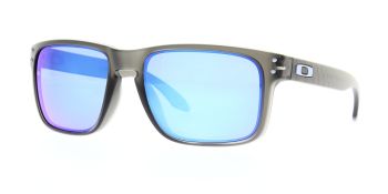 Oakley Sunglasses Holbrook Matte Grey Smoke Prizm Sapphire Polarised OO9102-X555