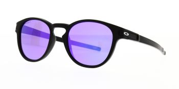 Oakley Sunglasses Latch Matte Black Prizm Violet OO9265-5553