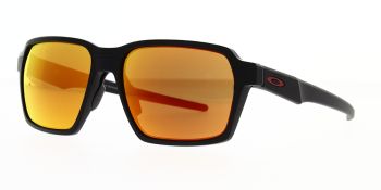 Oakley Sunglasses Parlay Matte Black Prizm Ruby OO4143-0358