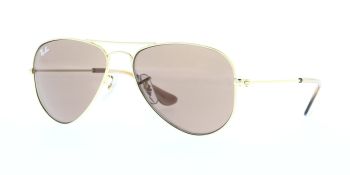 Ray Ban Junior Aviator Sunglasses RJ9506S 223 6G 52