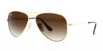 Ray Ban Junior Aviator Sunglasses RJ9506S 223 13 52