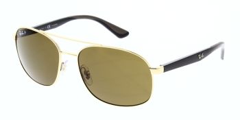 Ray Ban Sunglasses RB3593 001 83 Polarised 58