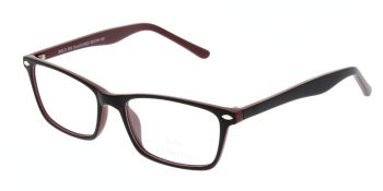 Solo Glasses 585 Black Red 50