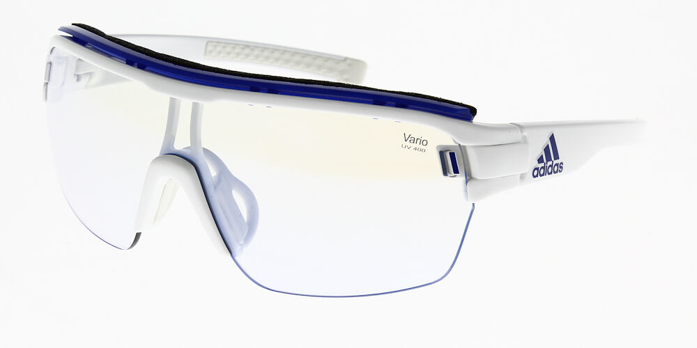 Melancholie Verhogen Analytisch Adidas Sunglasses Zonyk Aero Pro Shiny White Vario/Blue Mirror AD05 75 1500  00 0S - The Optic Shop