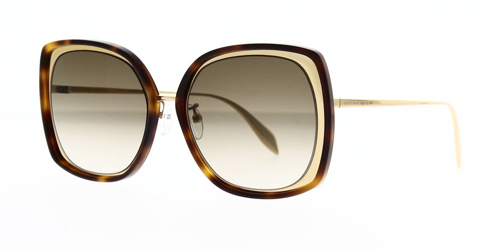 Alexander McQueen Sunglasses AM0151S 003 57 - The Optic Shop