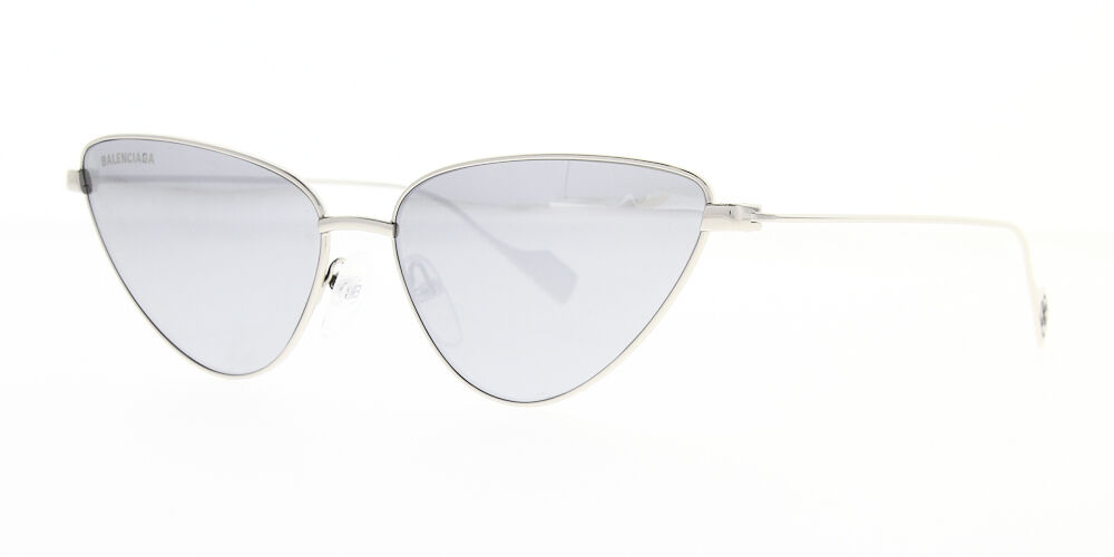 Balenciaga white cateye BB sunglasses