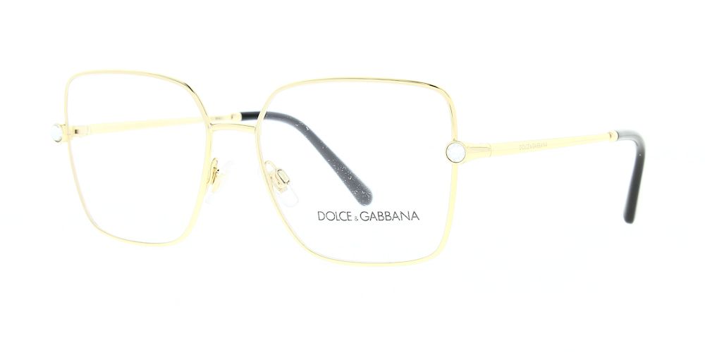 Dolce and gabbana gold frame clearance glasses