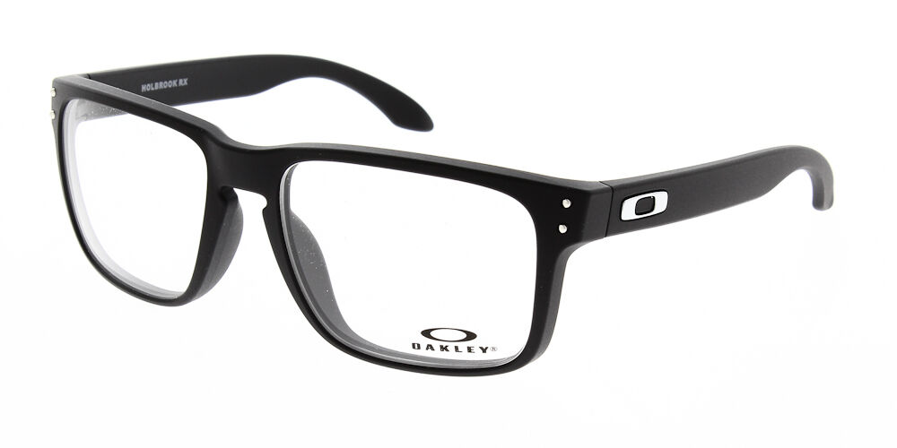Oakley Glasses Holbrook RX Satin Black/Chrome OX8156-0156 - The Optic Shop