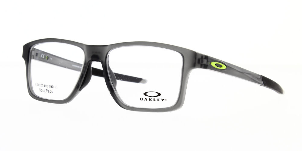 Oakley Prescription Glasses Chamfer Squared Satin Grey Smoke OX8143-0254 -  The Optic Shop