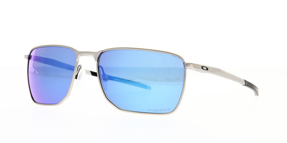 Oakley Sunglasses Ejector Satin Chrome Prizm Sapphire OO4142-0458 - The  Optic Shop