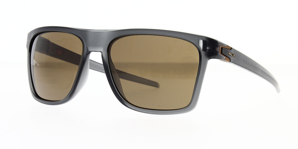 Oakley Sunglasses Leffingwell Matte Grey Smoke Prizm Tungsten OO9100-0257