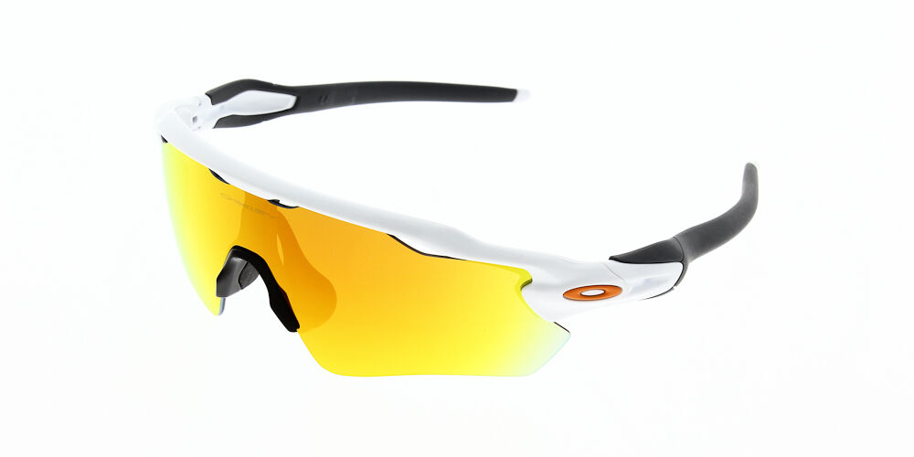 Oakley Sunglasses Radar EV Path Polished White/Fire Iridium OO9208-1638 -  The Optic Shop