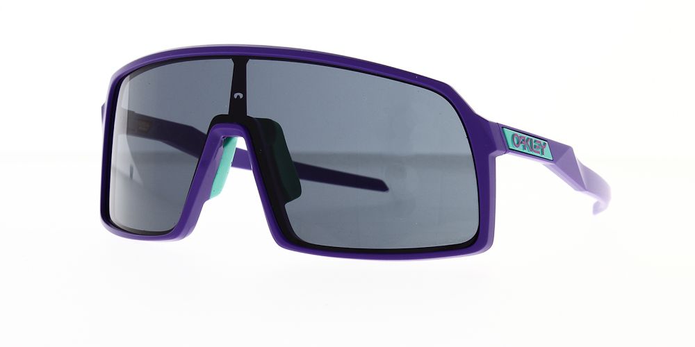 purple oakley glasses